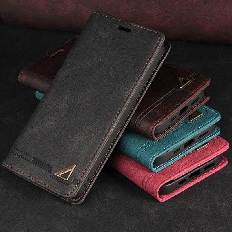 Anti-theft Galaxy A54 Leather Wallet
