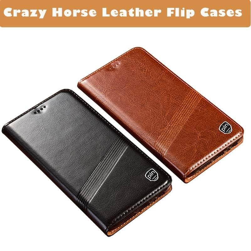 Casebuddy Crazy Horse Real Leather 15 Plus Magnetic Cover