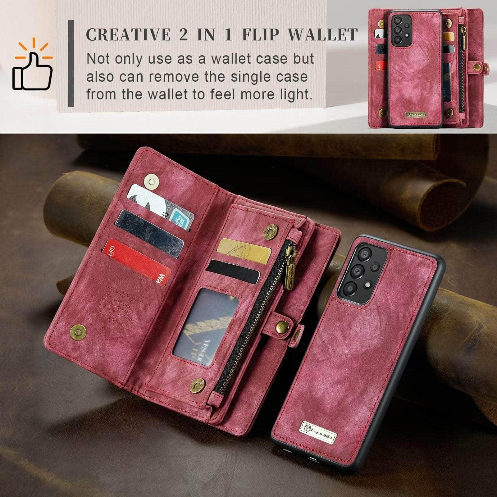 Casebuddy Detachable Galaxy A54 Wallet Case