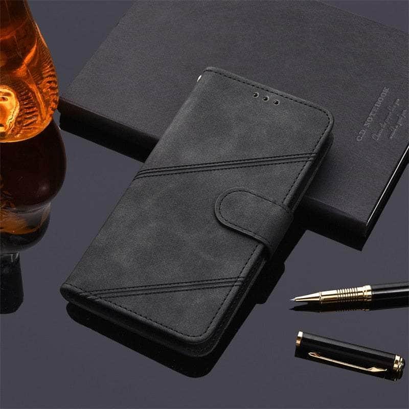 Casebuddy K1-Black / Galaxy A54 5G Flip Leather Wallet Galaxy A54 Case