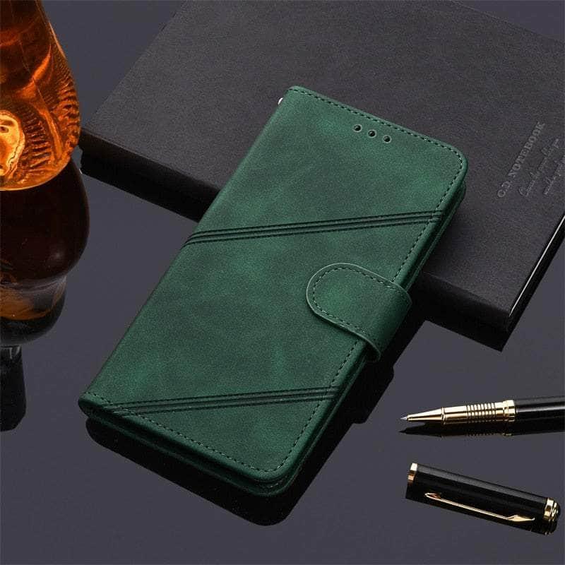 Casebuddy K4-Green / Galaxy A54 5G Flip Leather Wallet Galaxy A54 Case
