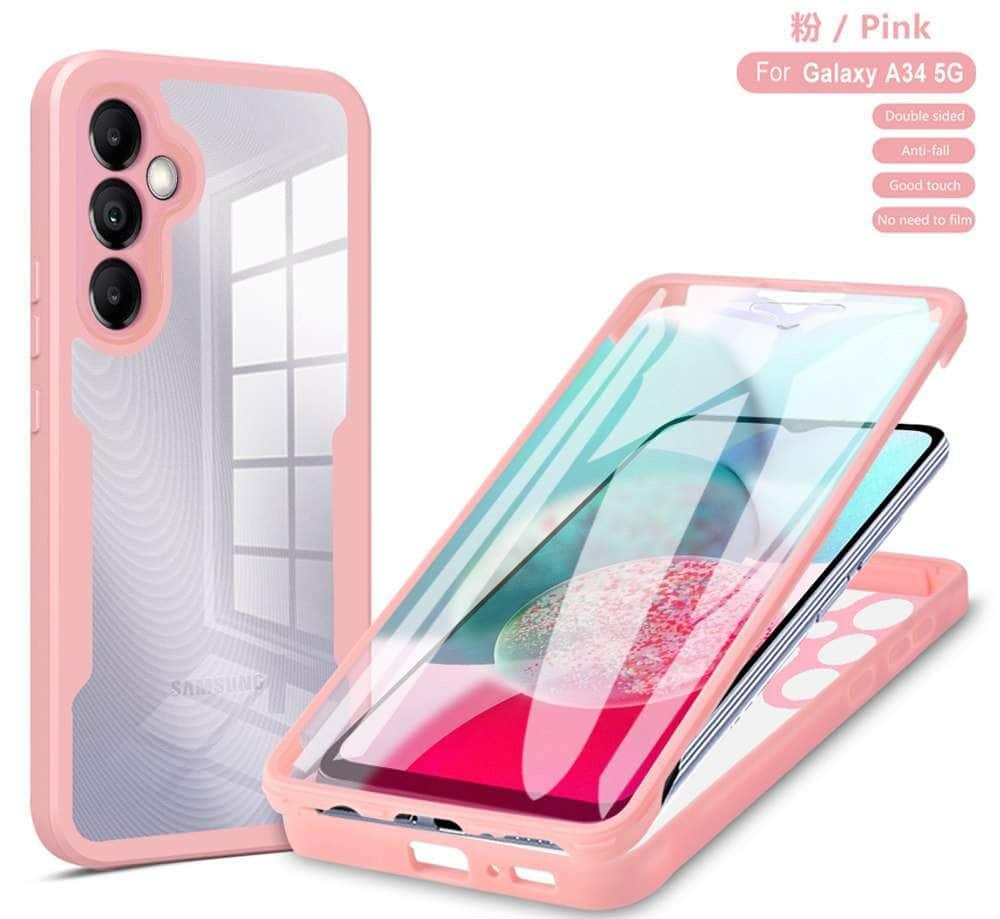 Casebuddy Galaxy A54 5G / Pink Galaxy A54 Full Body Protection Rugged Case