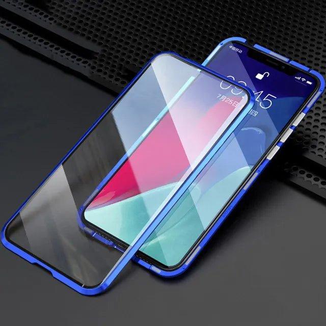 Casebuddy Blue / For S24 Ultra Galaxy S24 Ultra Magnetic Adsorption Glass Metal Case