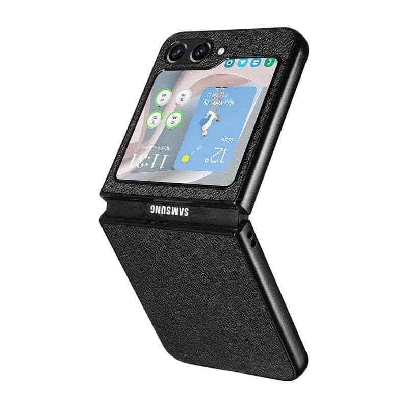 Casebuddy Galaxy Z Flip 5 Vegan Leather Case
