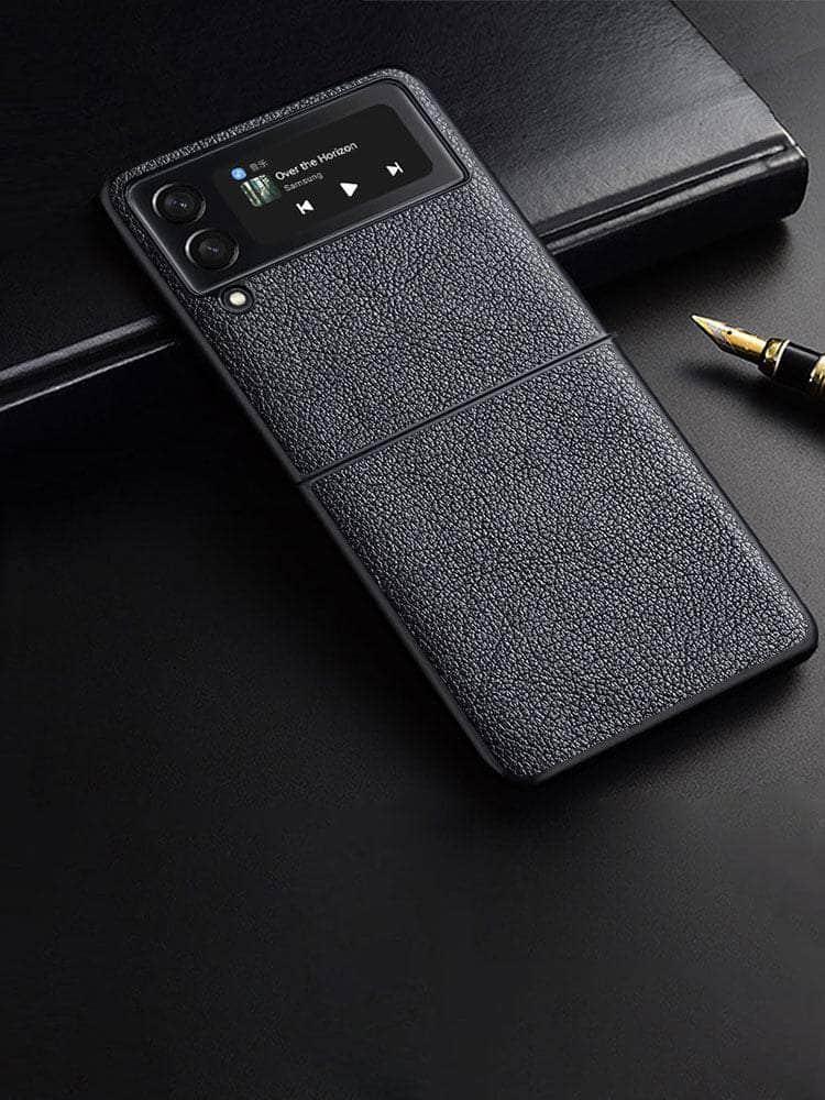 Casebuddy Gray / Z Flip5 Galaxy Z Flip 5 Vegan Leather Case