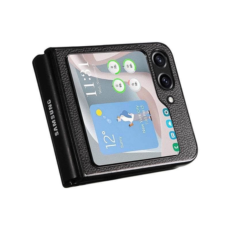 Casebuddy Galaxy Z Flip 5 Vegan Leather Case