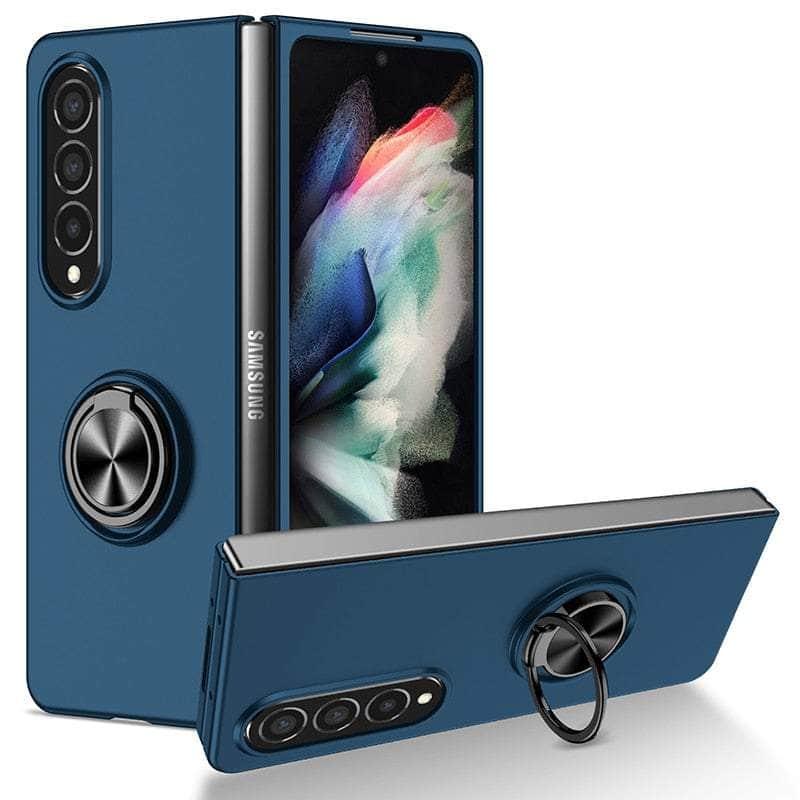 Casebuddy Blue / for Galaxy Z Fold 5 Galaxy Z Fold 5 Magnet Ring Kickstand