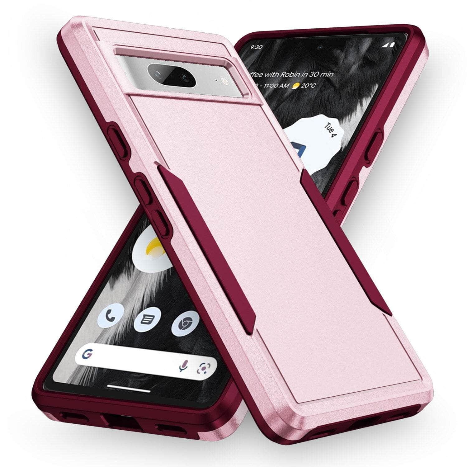 Casebuddy Pink / for Pixel 8 Google Pixel 8 Dual Layer Hard Armor Case