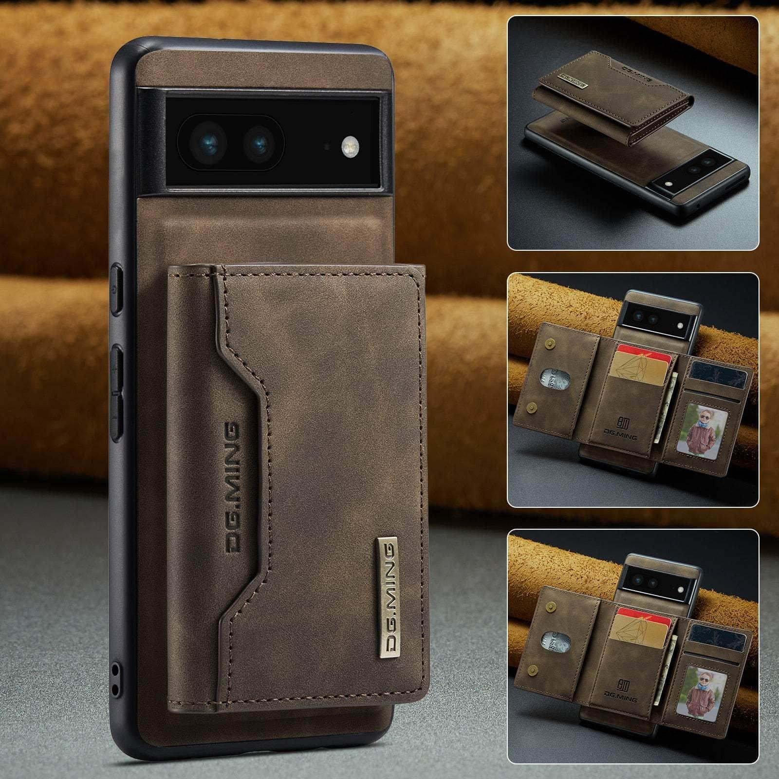 Casebuddy Coffee / Google Pixel 8 Pro Google Pixel 8 Pro Detachable Leather Wallet Case