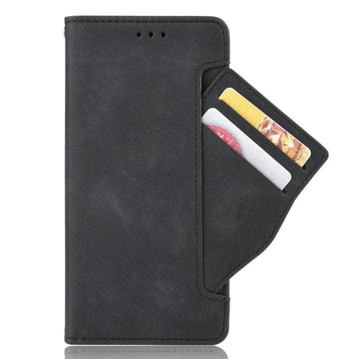 Casebuddy Black / For Pixel 8 Pro Google Pixel 8 Pro Vegan Leather Card Wallet