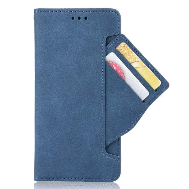 Casebuddy Blue / For Pixel 8 Pro Google Pixel 8 Pro Vegan Leather Card Wallet