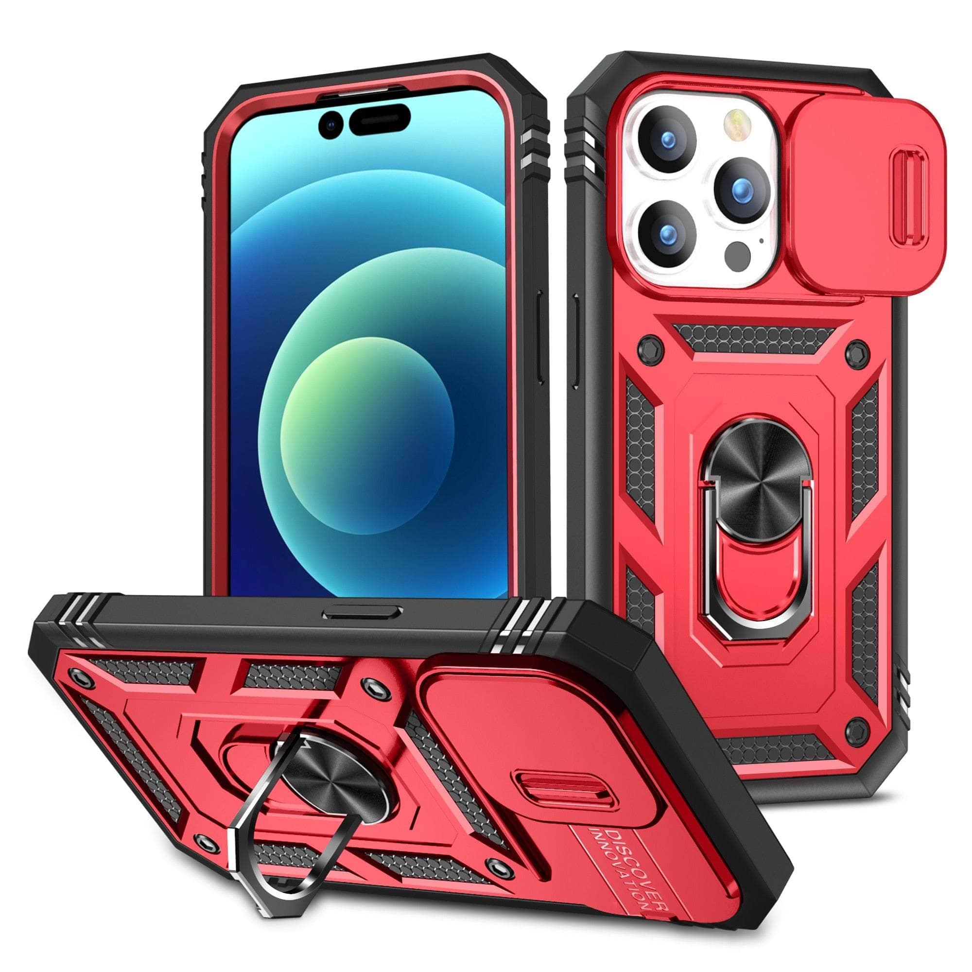 Casebuddy Red / iPhone 15 Plus iPhone 15 Plus Armor Designed Shockproof Rugged Military Case