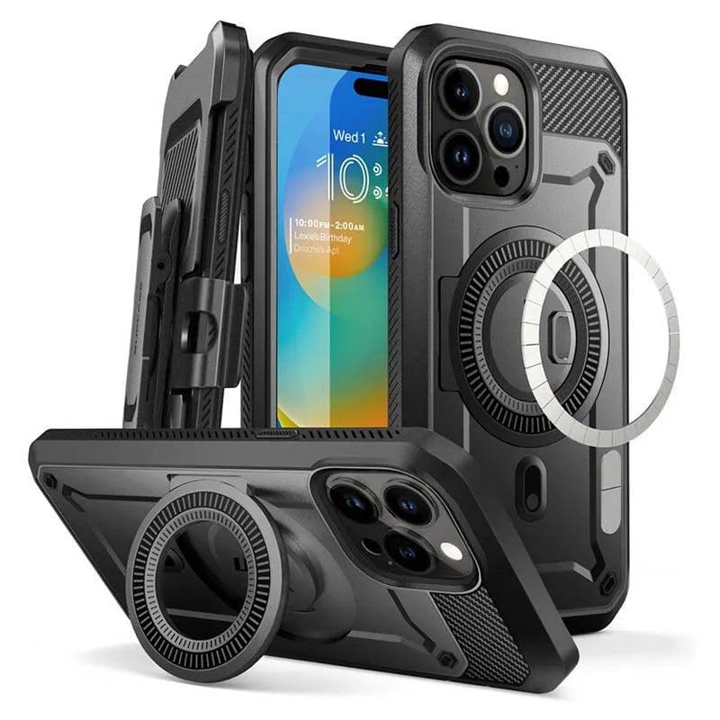 Casebuddy Black / PC + TPU iPhone 15 Pro SUPCASE UB Pro Mag Full Body Case