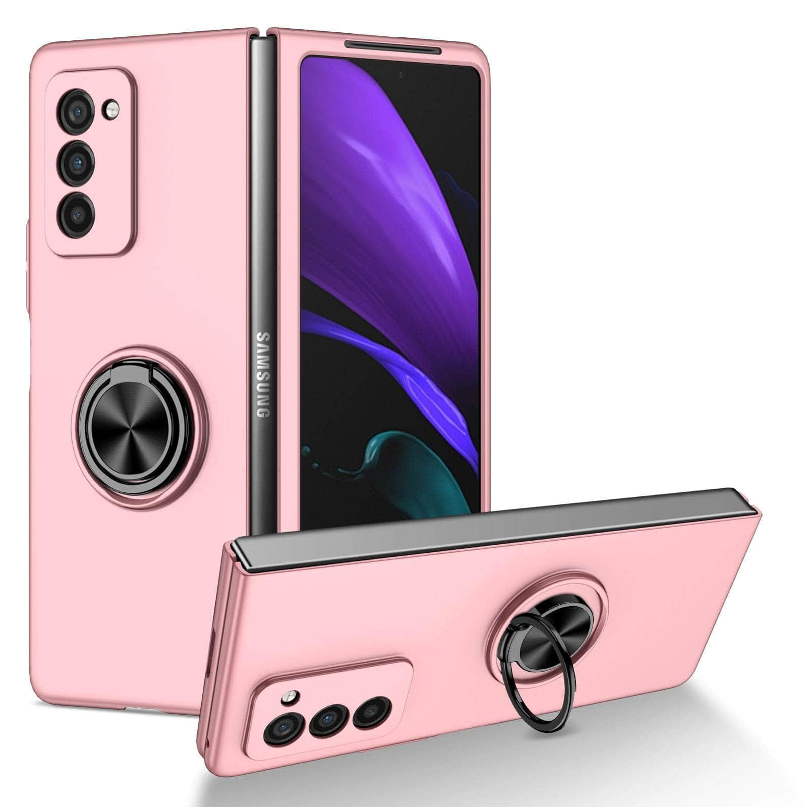 Casebuddy Pink / for Samsung Z Fold 5 Non-Slip Kickstand Galaxy Z Fold 5 Cover