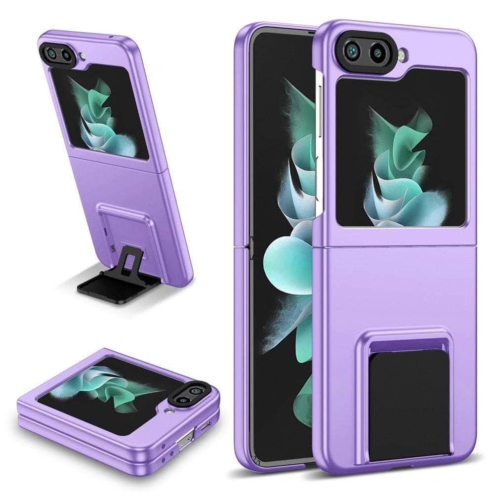 Casebuddy Purple / For Galaxy Z Flip 5 Rugged Ultra-Thin Foldable Galaxy Z Flip 5 Cover