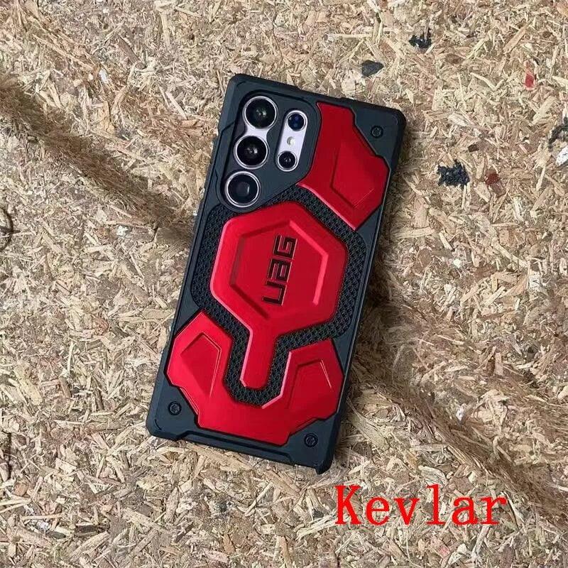 Casebuddy Red / For Galaxy S23 UAG Monarch Pro Kevlar S23 Magnetic Case
