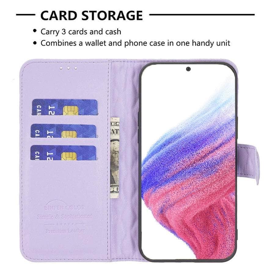 Casebuddy Galaxy S23 Ultra Wallet Small Fragrance Leather Case