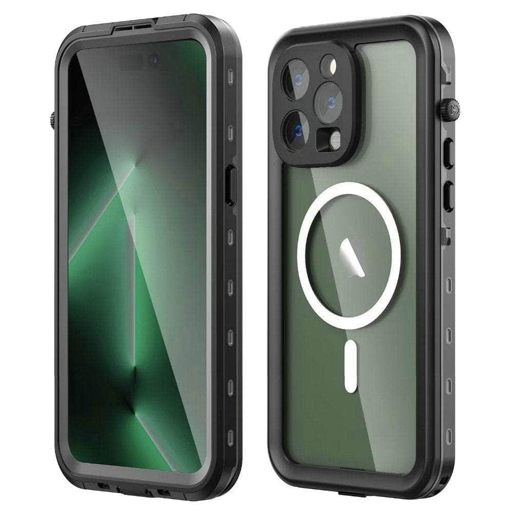 Casebuddy Black / iPhone 14 PLUS IP68 WaterProof iPhone 14 Plus Diving MagSafe Case