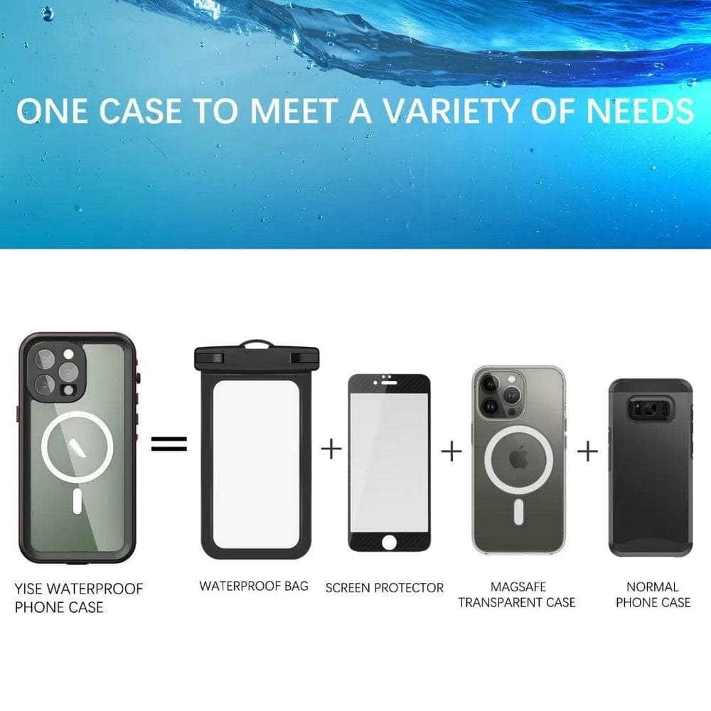 Casebuddy IP68 WaterProof iPhone 14 Plus Diving MagSafe Case