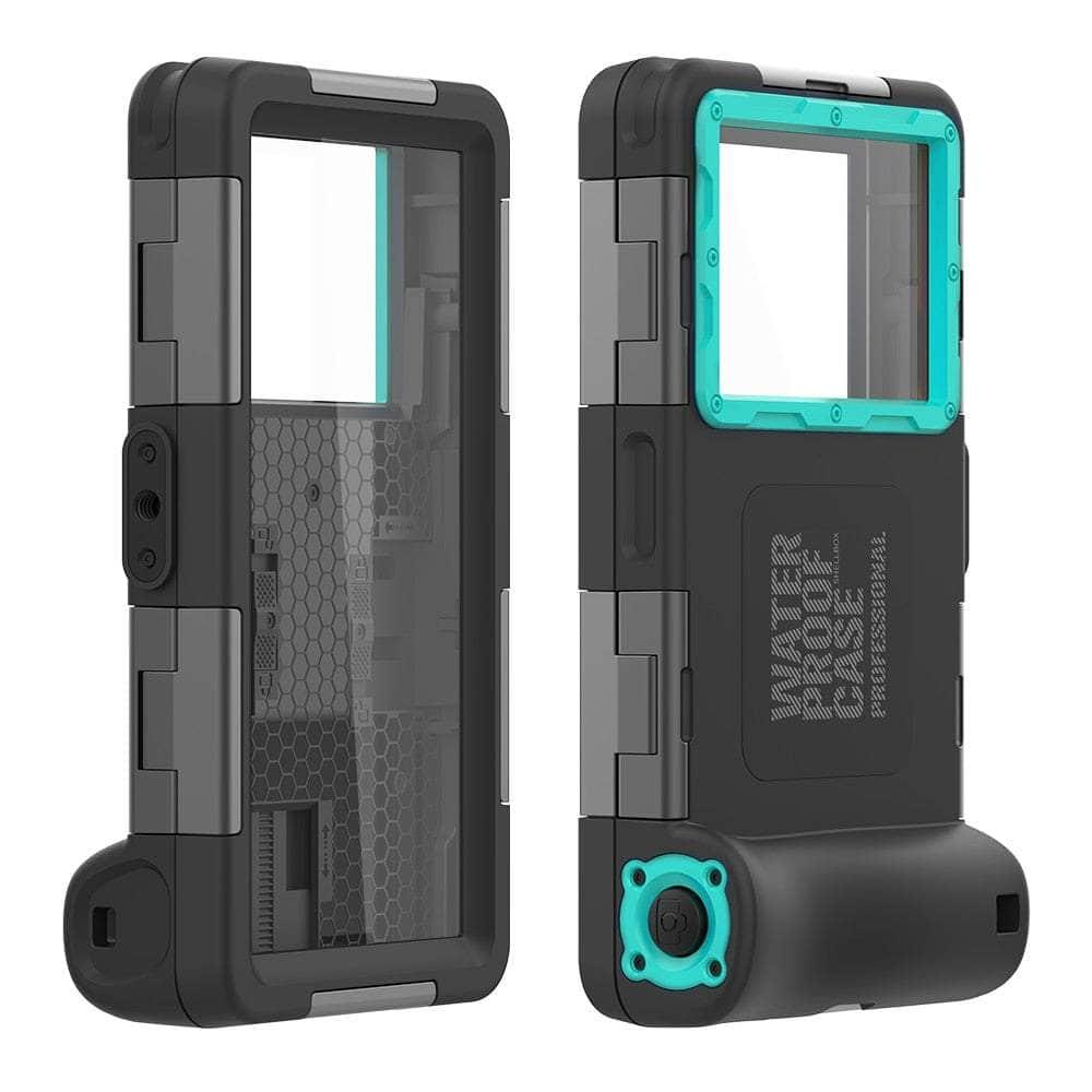Casebuddy Black Blue / For iPhone 14 Plus iPhone 14 Plus Professional Diving Waterproof Case