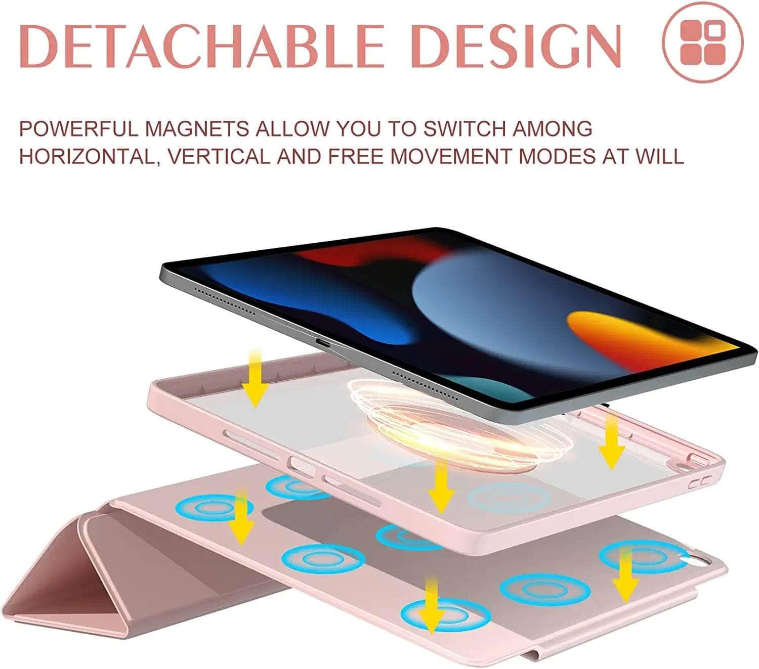 Magnetic Detachable Back Case iPad Pro 12.9 2022