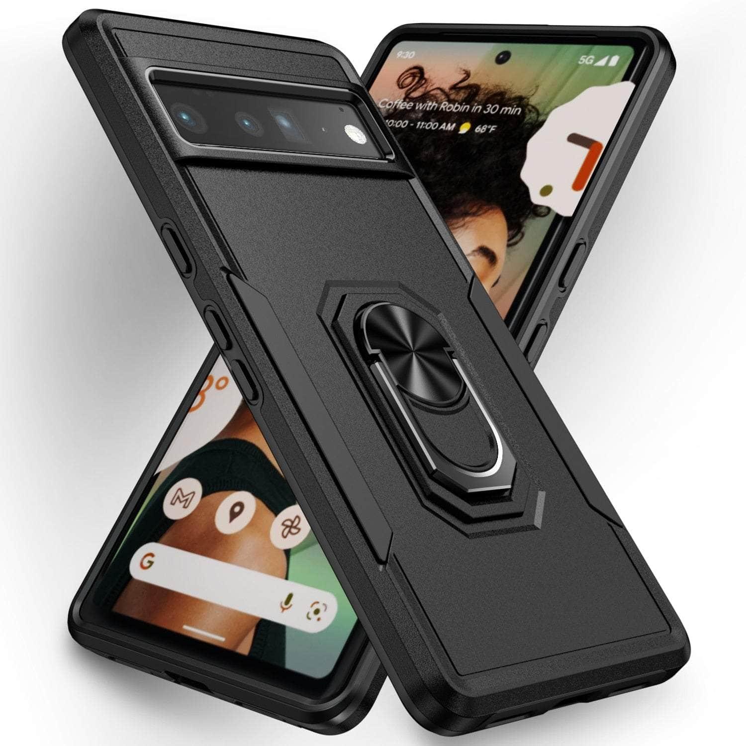 Casebuddy black / for Pixel 6 Pro Ring Bracket Heavy Duty Pixel 6 Pro Case