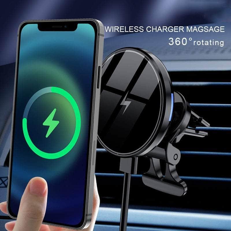 15W Magnetic Wireless Charger Car Phone Holder