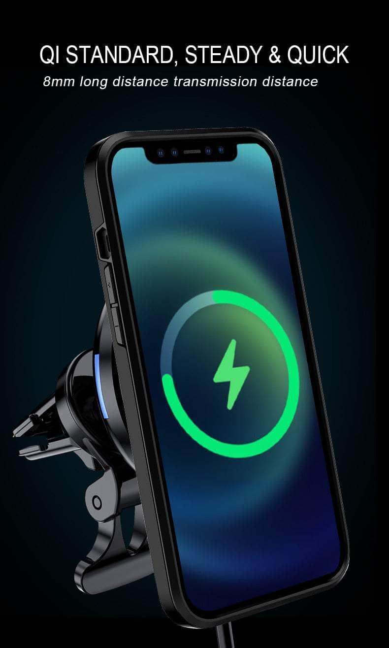 15W Magnetic Wireless Charger Car Phone Holder