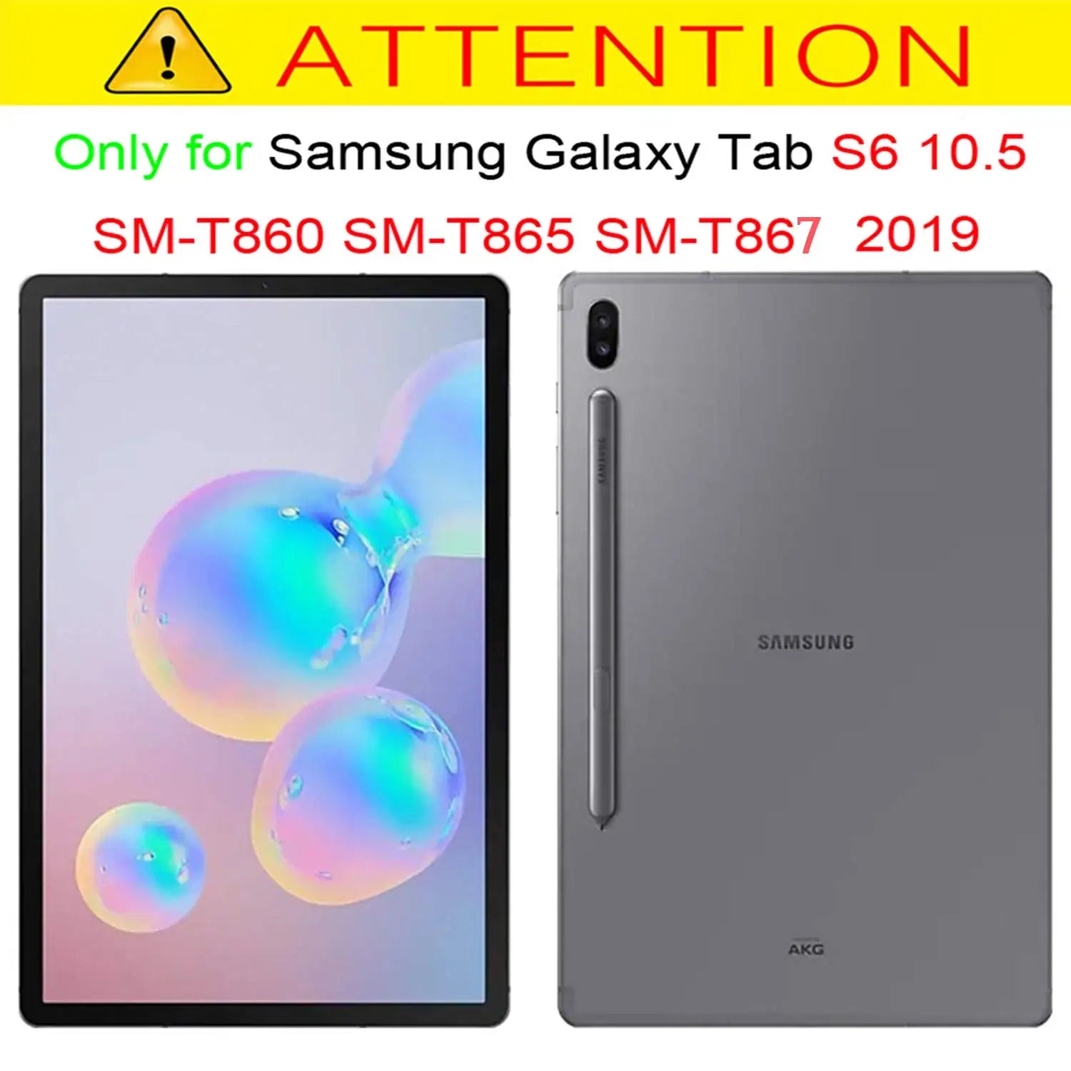 Galaxy Tab S6 10.5 2019 360 Rotation Case T860 T865