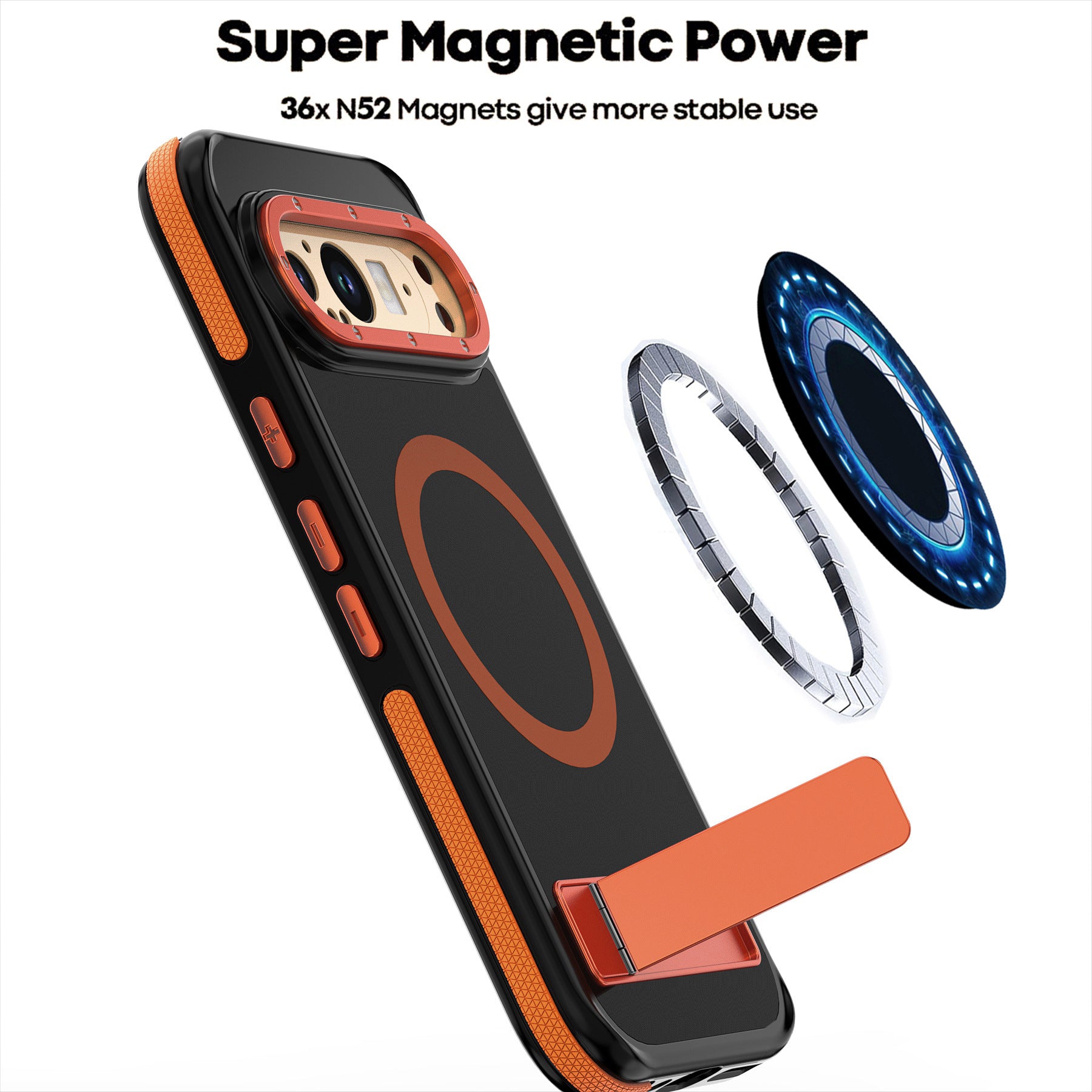 Pixel 9 Magnetic Wireless Charging Anti Fall Hard Shell