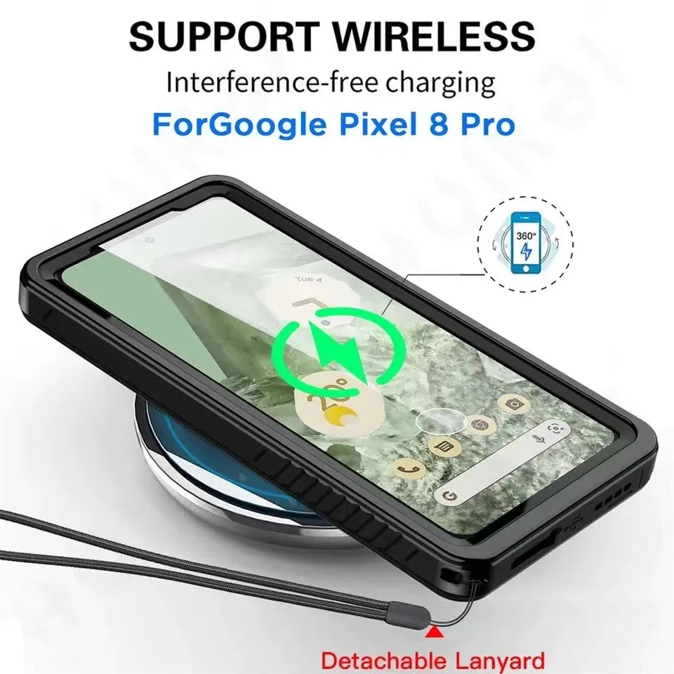 Google Pixel 9 Pro IP68 Waterproof Diving Underwater Swim Cover