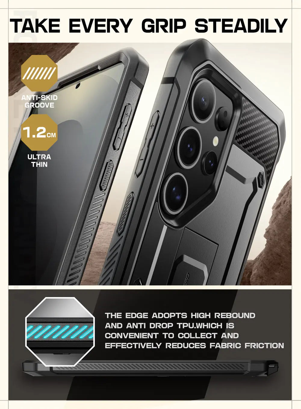 SUPCASE Galaxy S25 Ultra UB Pro Military-Grade Protection Case