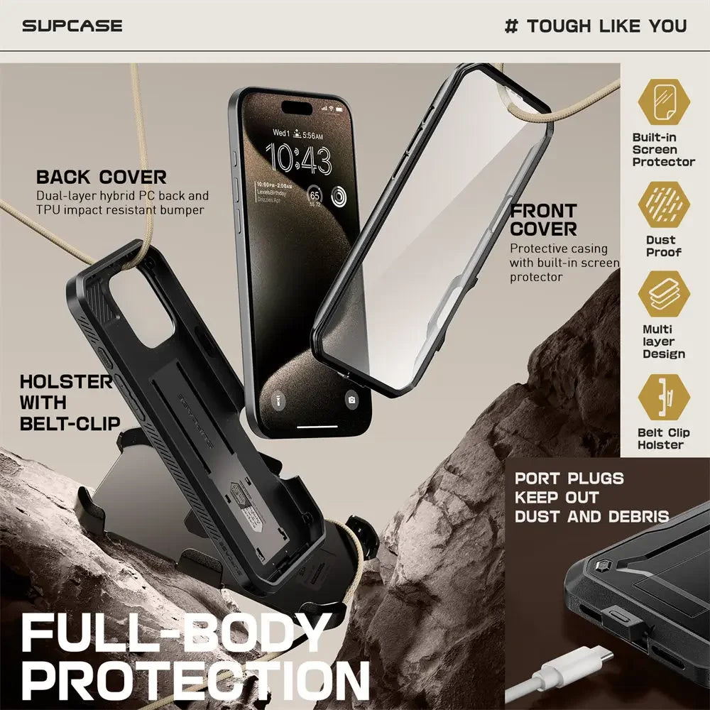 iPhone 16 Pro Max SUPCASE UB Pro Full-Body Rugged Case