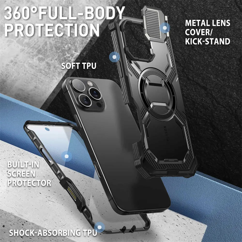 I-BLASON iPhone 16 Pro Armorbox Full-Body Rugged Holster Bumper