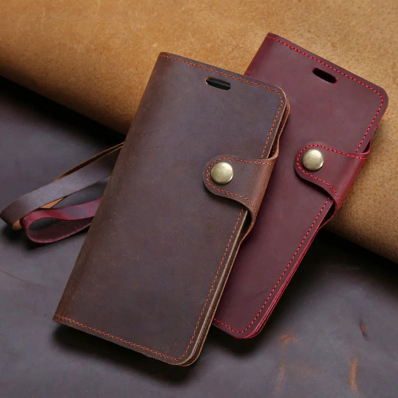 Google Pixel 9 Genuine Leather Card Slots Case