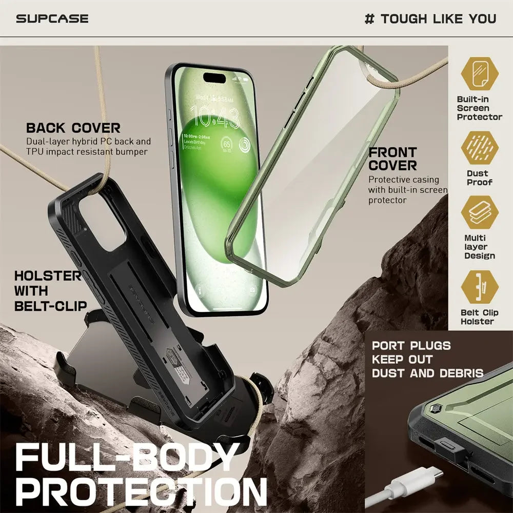 iPhone 16 Pro SUPCASE UB Pro Full-Body Rugged Case