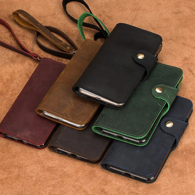 Google Pixel 9 Pro Genuine Leather Card Slots Case