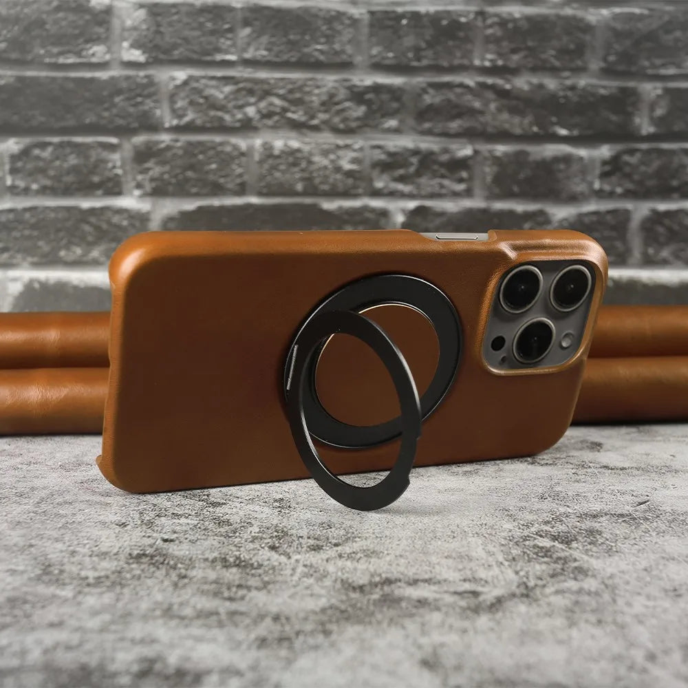 iPhone 16 Luxury 360° Genuine Leather Magsafe Case