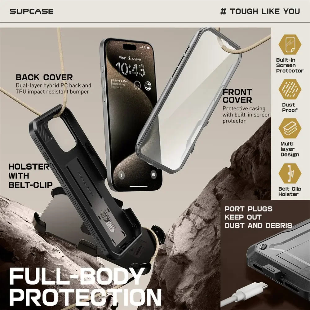 iPhone 16 Pro SUPCASE UB Pro Full-Body Rugged Case