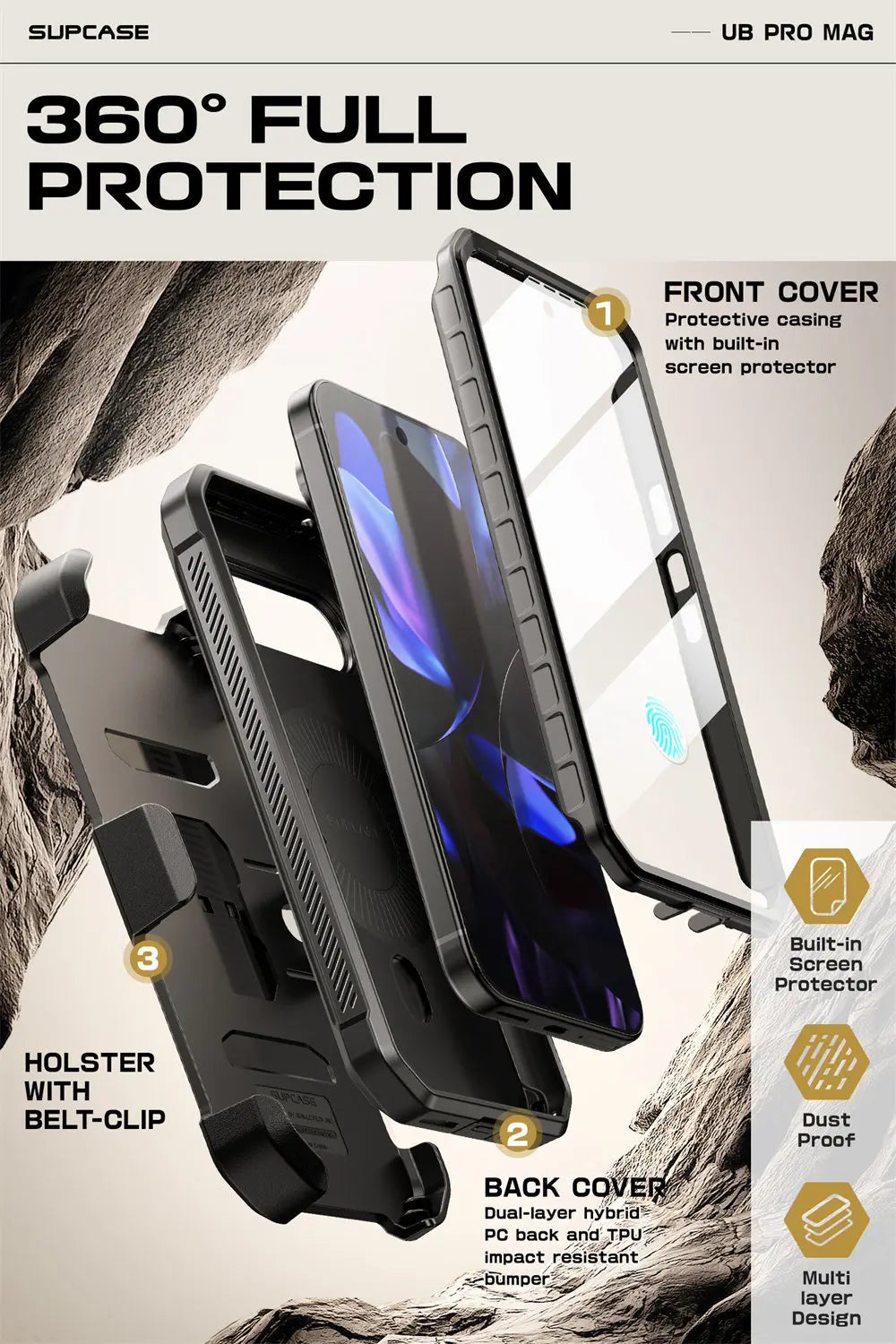 SUPCASE Pixel 9 Pro XL UB Pro Full-Body Rugged Case