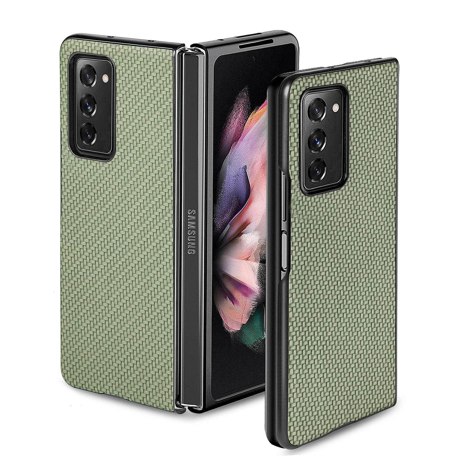 Anti-Slip Carbon Galaxy Z Fold 3 Cover