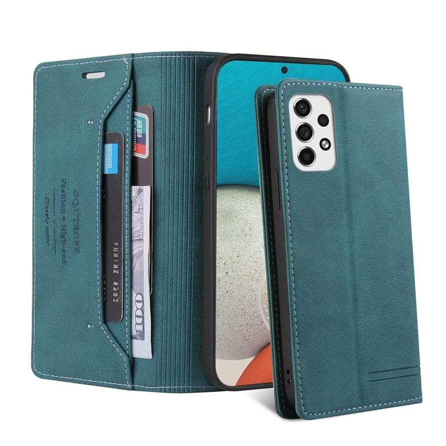 Anti-theft Galaxy A34 Leather Wallet