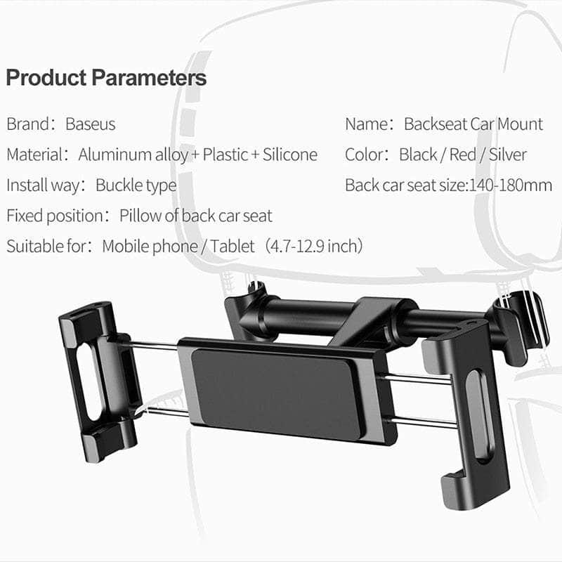 Baseus Back Seat Mount Tablet Car Holder