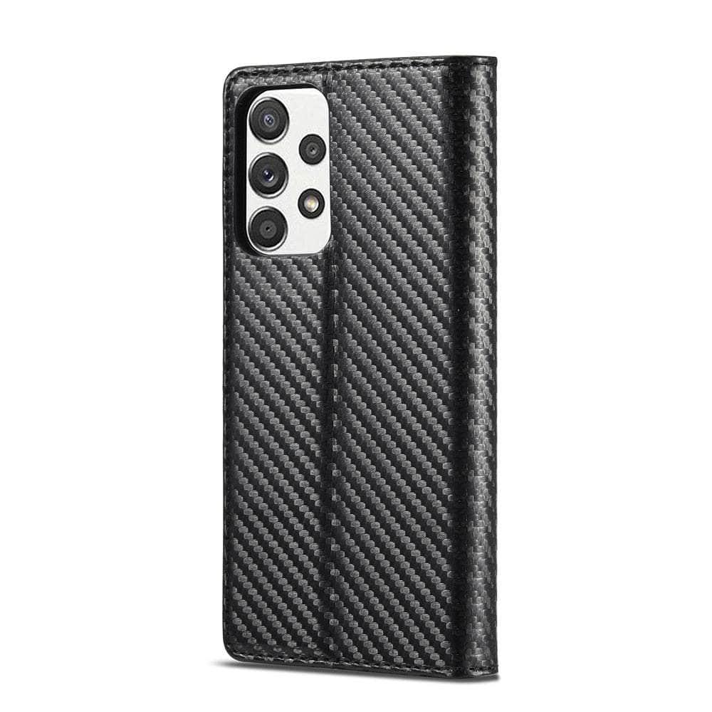 Carbon Fiber Vegan Leather Galaxy A14 Case