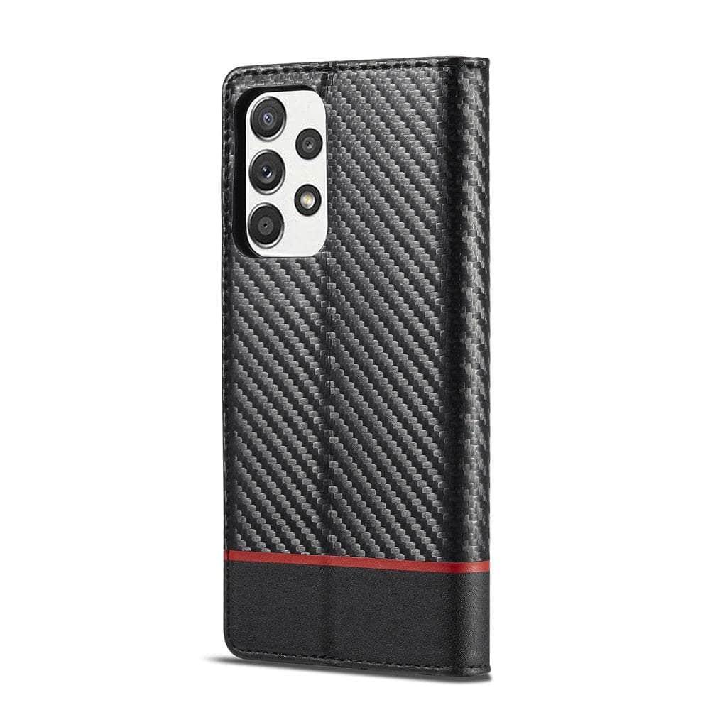 Carbon Fiber Vegan Leather Galaxy A34 Case