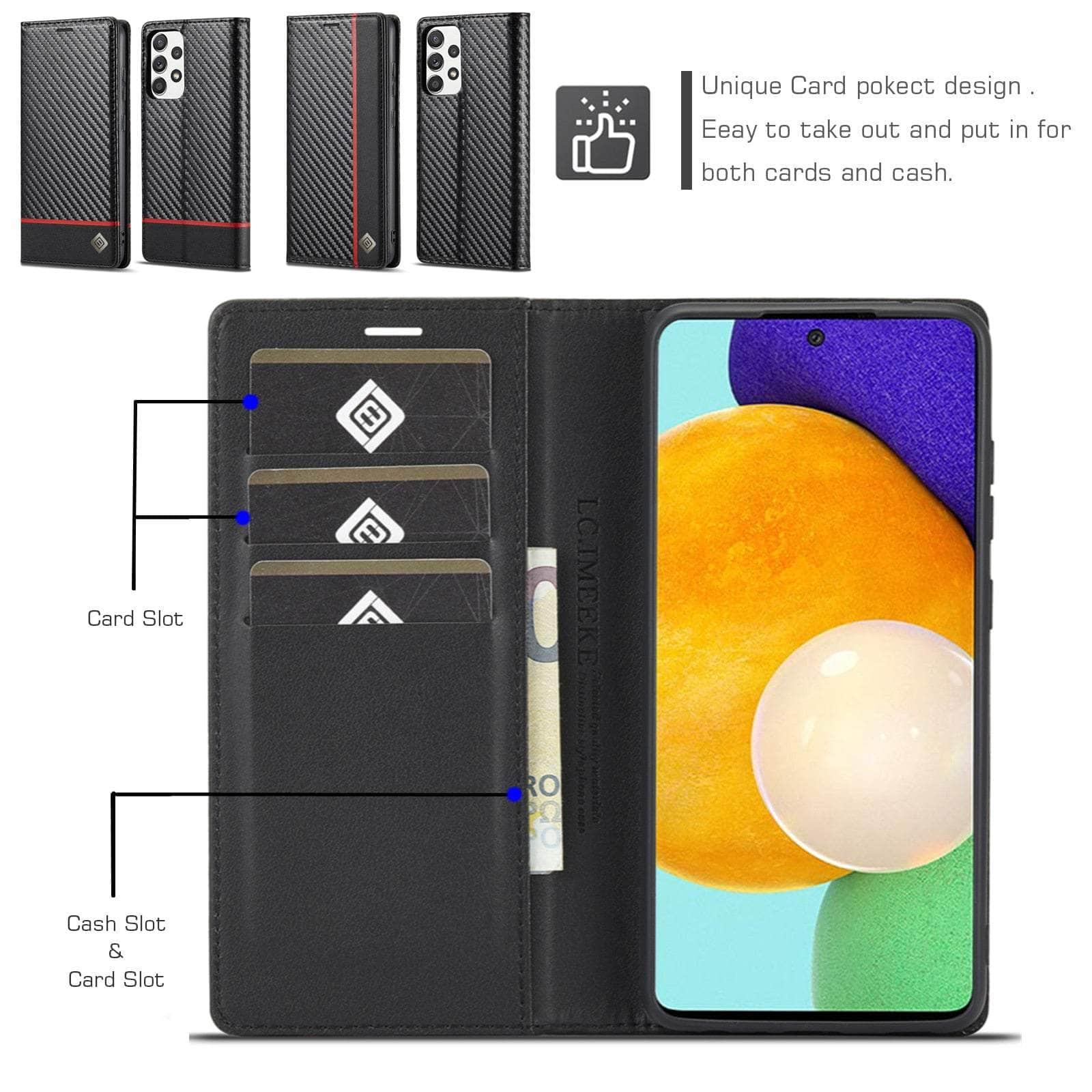 Carbon Fiber Vegan Leather Galaxy A54 Case