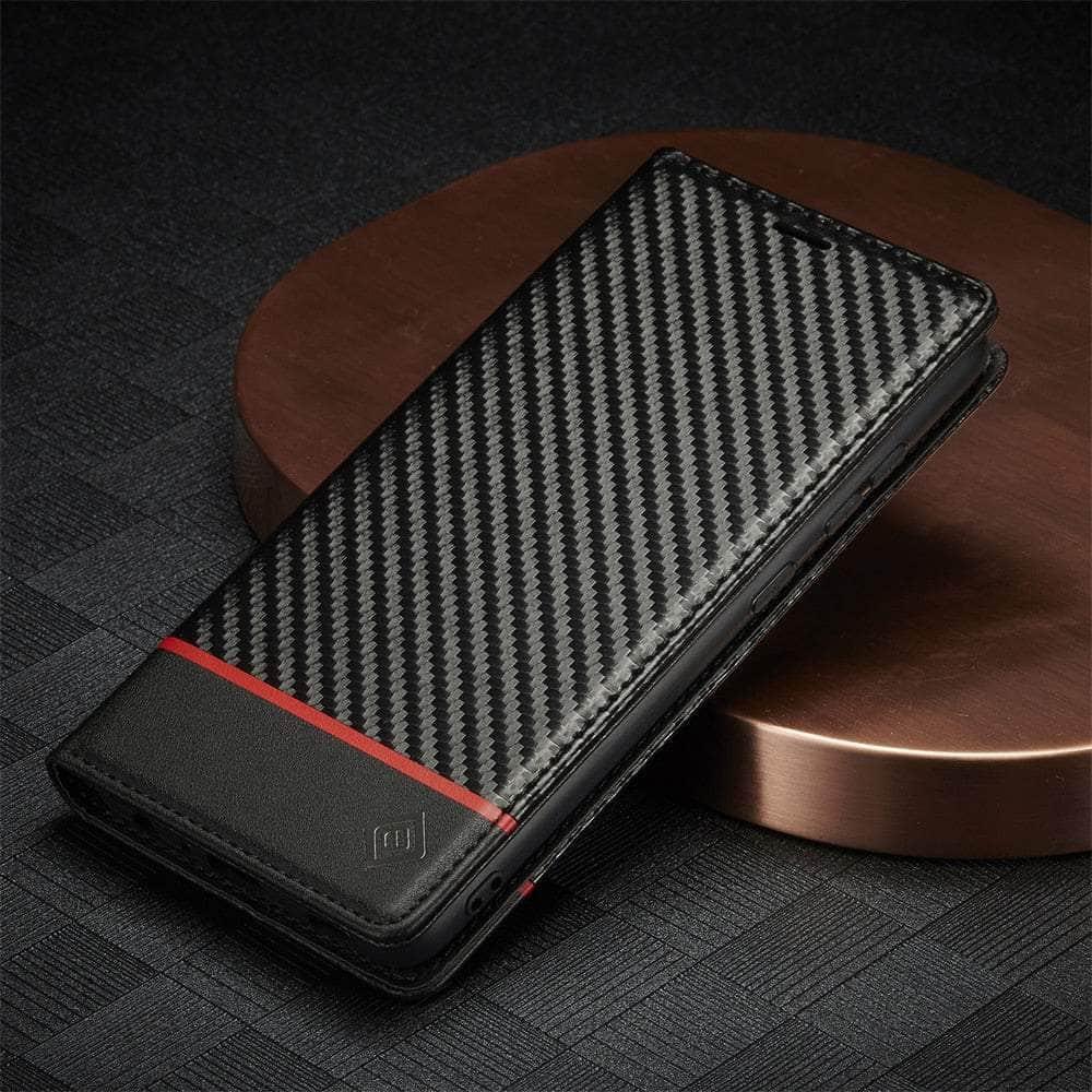 Carbon Fiber Vegan Leather Galaxy A54 Case