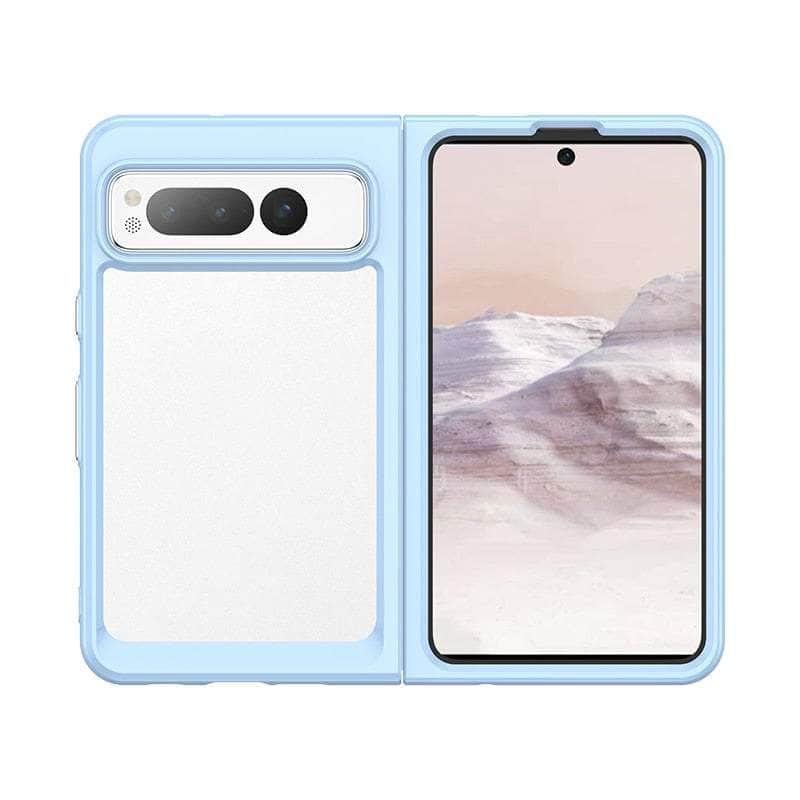 Casebuddy Colorful Clear Rugged Google Pixel Fold Case