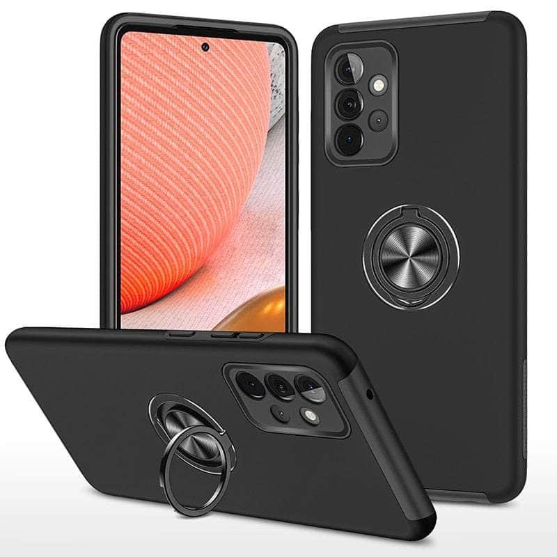 Casebuddy black / for Galaxy A54 5G Finger Ring Galaxy A54 Case