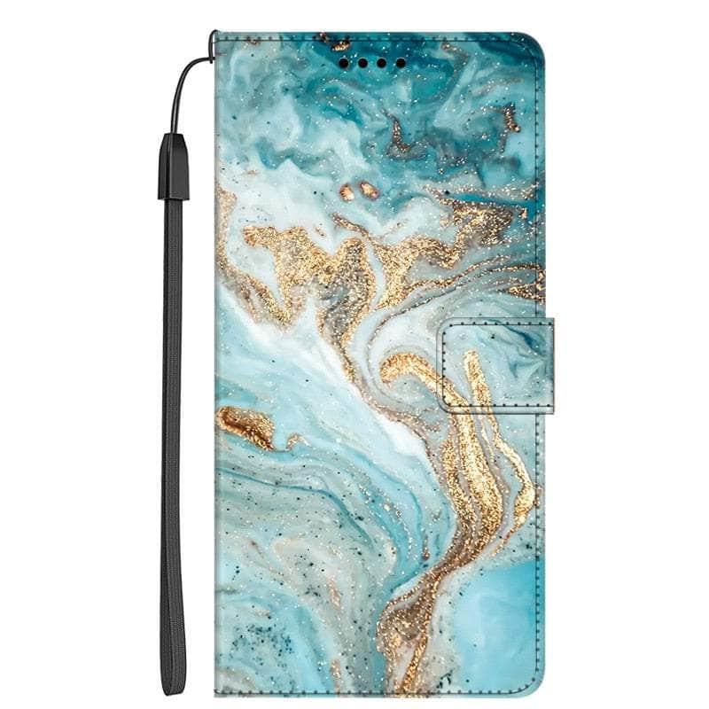 Casebuddy Galaxy A14 Marble Leather Case